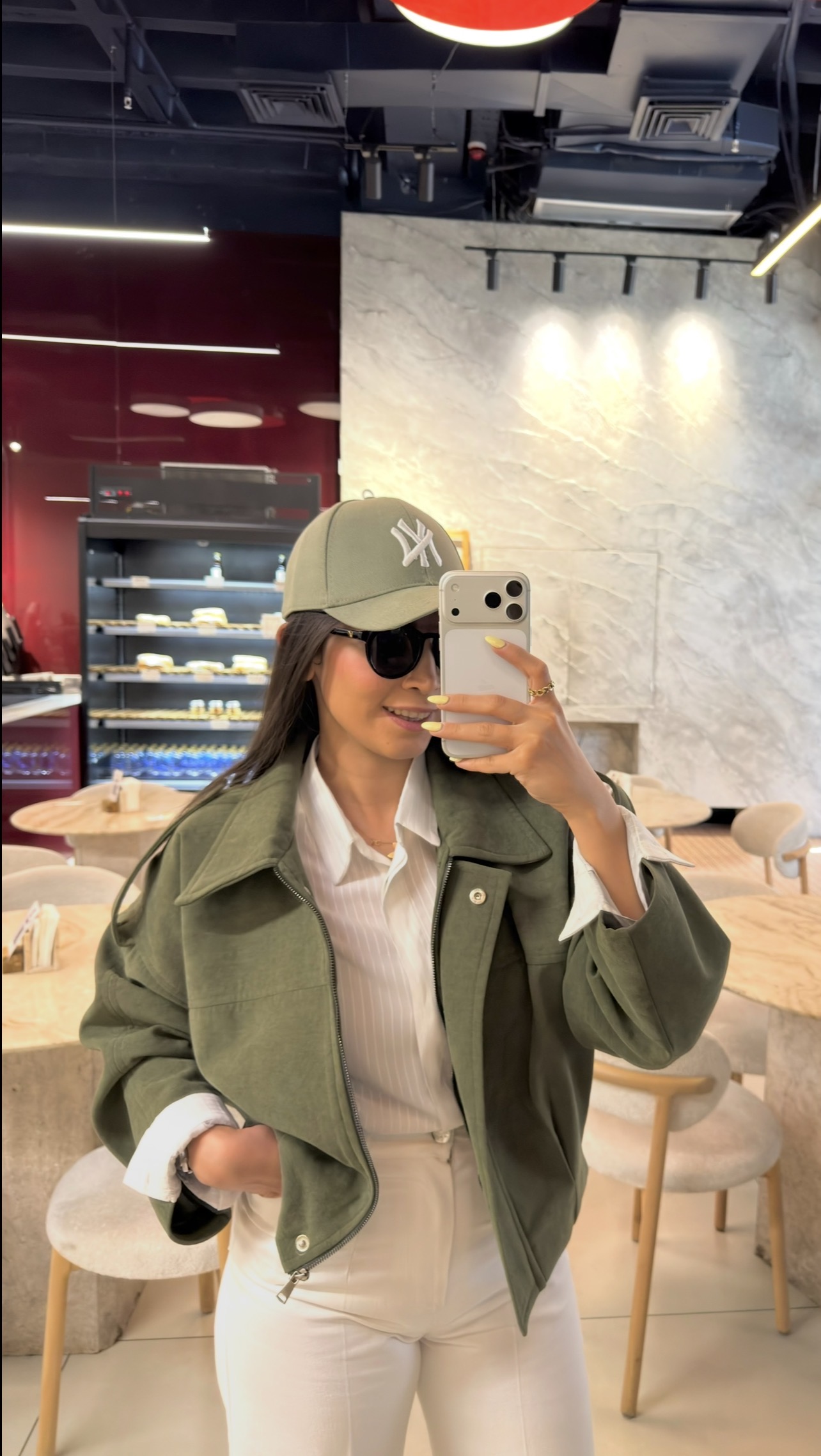 •بامبر جکت  olive✨
