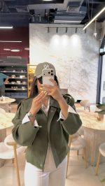 •بامبر جکت  olive✨ - Image 7