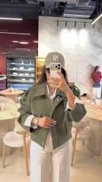•بامبر جکت  olive✨ - Image 3