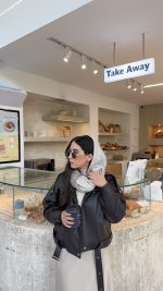 کت چرم Brown ✨ - Image 2