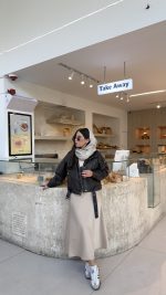 کت چرم Brown ✨